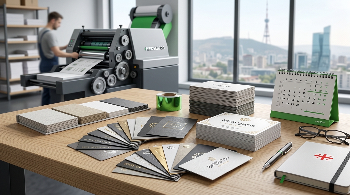 business card printing tbilisi