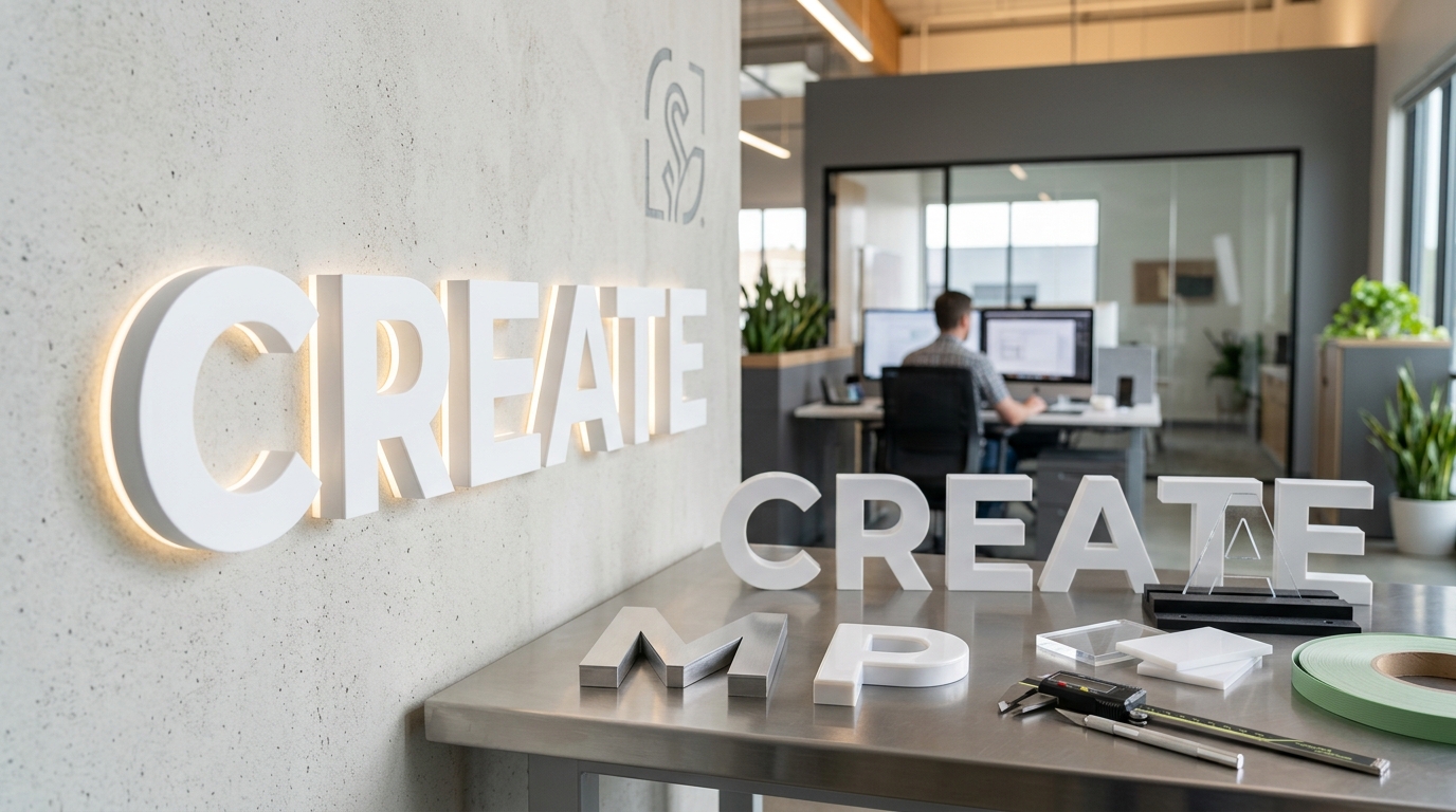 3d plastic letters for signs