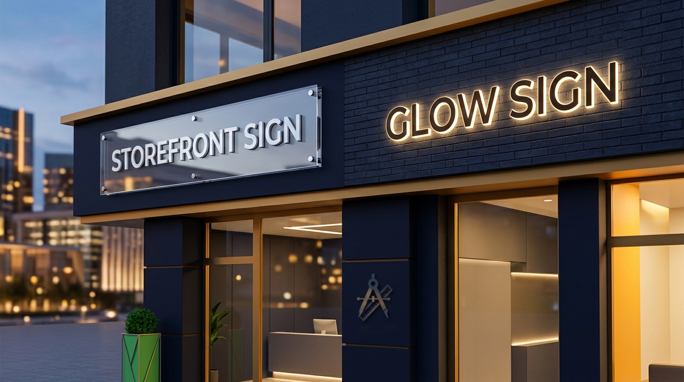 3D Acrylic vs. Glow Sign Boards: Which is Best for Your Storefront? - Craftarea